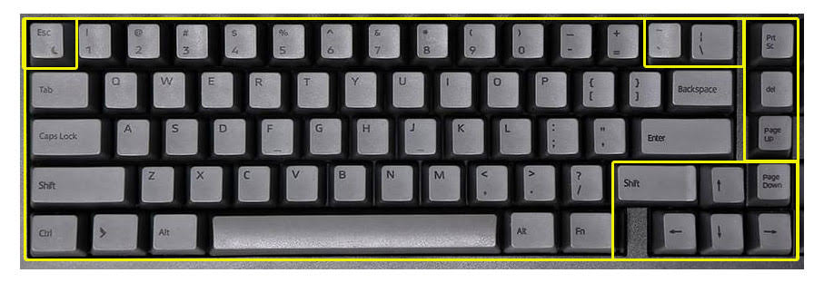 65 keyboard