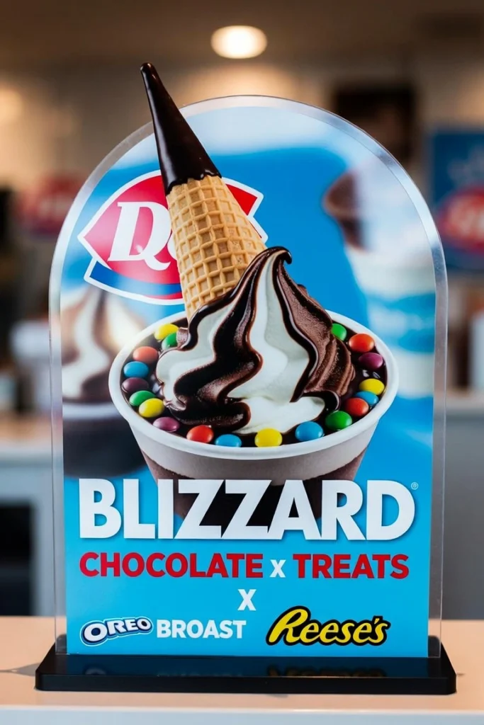 Dairy Queen Blizzard Menu