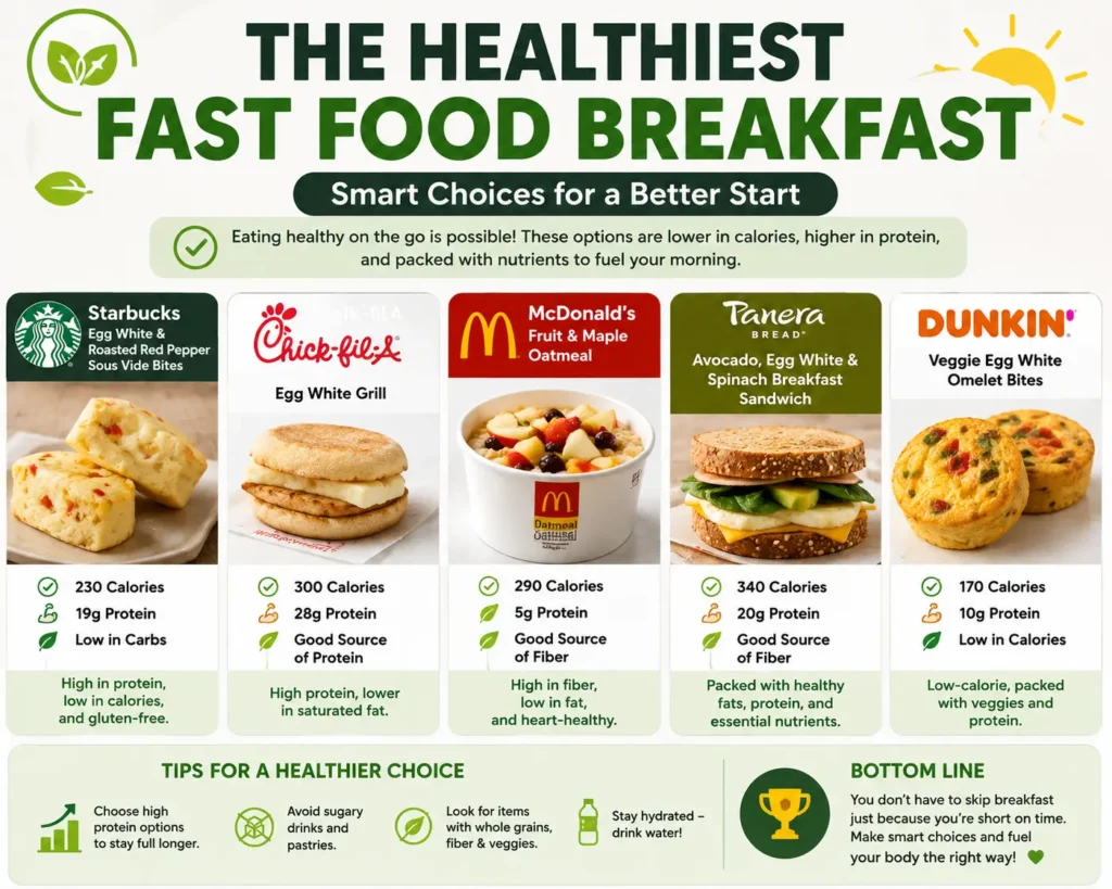 Healthiest Fast Food Breakfast
