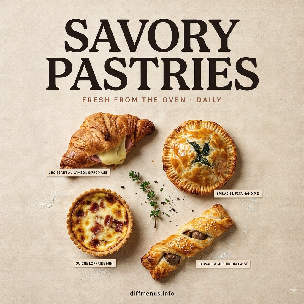 Savory pastries